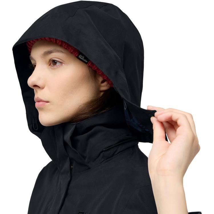 Jack Wolfskin Jack Wolfskin BAYLIGHT 3IN1 COAT W Funktionsmantel Damen - black - 4 | SportScheck