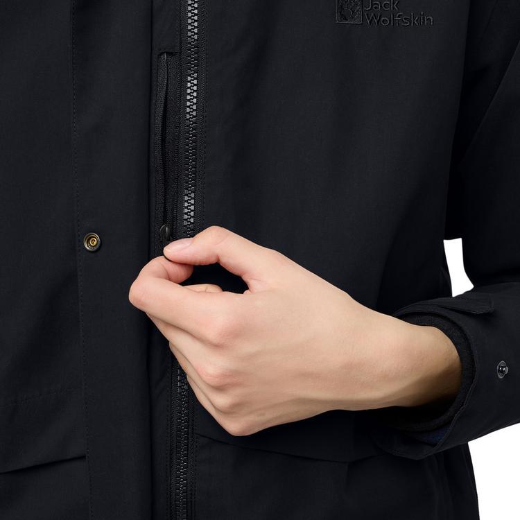 Jack Wolfskin Jack Wolfskin BAYLIGHT 3IN1 COAT W Funktionsmantel Damen - black - 5 | SportScheck