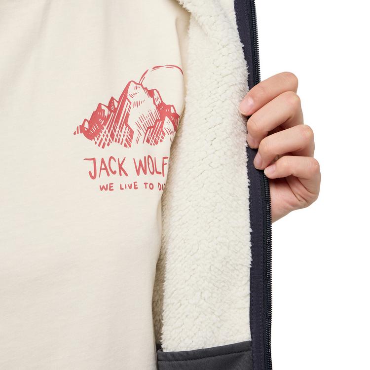 Jack Wolfskin Jack Wolfskin KAMINFEUER HOODED JKT W Fleecejacke Damen - dark navy - 3 | SportScheck