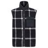 Jack Wolfskin FELSLICHT CHECK VEST M Fleeceweste Herren - dark navy