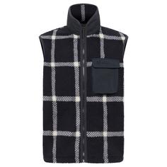 Jack Wolfskin FELSLICHT CHECK VEST M Fleeceweste Herren dark navy