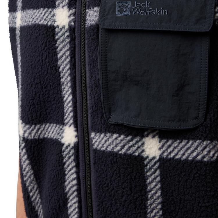 Jack Wolfskin Jack Wolfskin FELSLICHT CHECK VEST M Fleeceweste Herren - dark navy - 2 | SportScheck