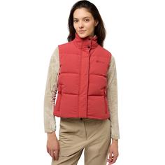 Rückansicht von Jack Wolfskin NORDLICHT VEST W Outdoorweste Damen red coral