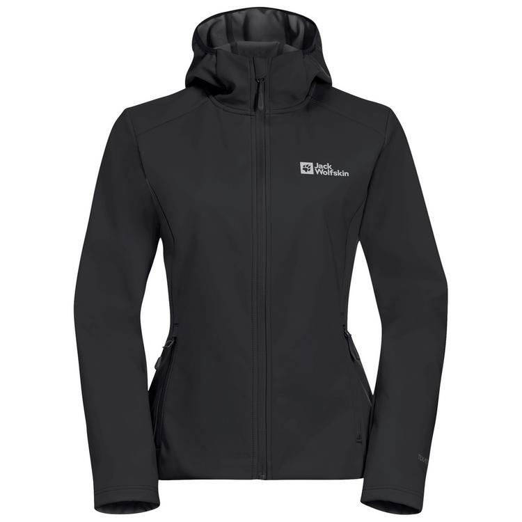 Jack Wolfskin Jack Wolfskin BORNBERG HOODY W Softshelljacke Damen - black - 1 | SportScheck
