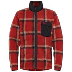 Jack Wolfskin FELSLICHT CHECK JKT M Fleecejacke Herren intense rust