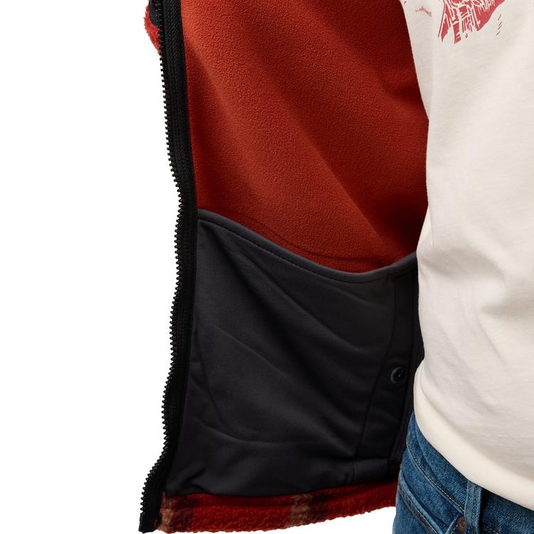 Jack Wolfskin Jack Wolfskin FELSLICHT CHECK JKT M Fleecejacke Herren - intense rust - 4 | SportScheck