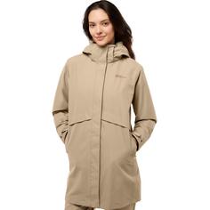 Rückansicht von Jack Wolfskin BAYLIGHT 3IN1 COAT W Funktionsmantel Damen anis