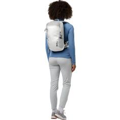 Rückansicht von Jack Wolfskin PRELIGHT SHAPE 15 Wanderrucksack Stark White