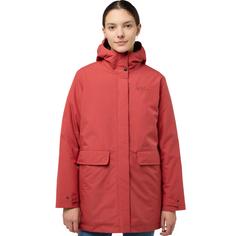 Rückansicht von Jack Wolfskin WINTERTOR PARKA W Parka Damen red coral