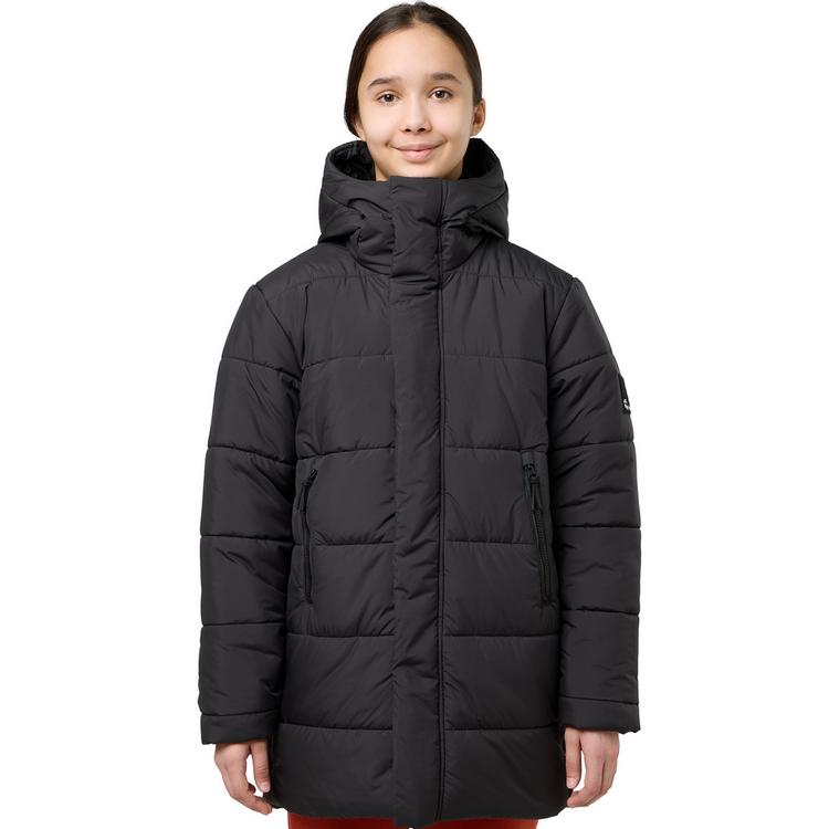 Jack Wolfskin Jack Wolfskin TEEN INS LONG JACKET Y Funktionsjacke Kinder - granite black - 0 | SportScheck