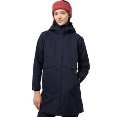 Rückansicht von Jack Wolfskin BAYLIGHT 3IN1 COAT W Funktionsmantel Damen dark navy