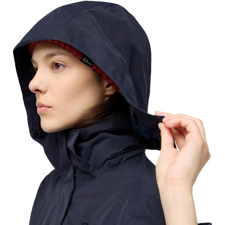 Jack Wolfskin Jack Wolfskin BAYLIGHT 3IN1 COAT W Funktionsmantel Damen - dark navy - 4 | SportScheck
