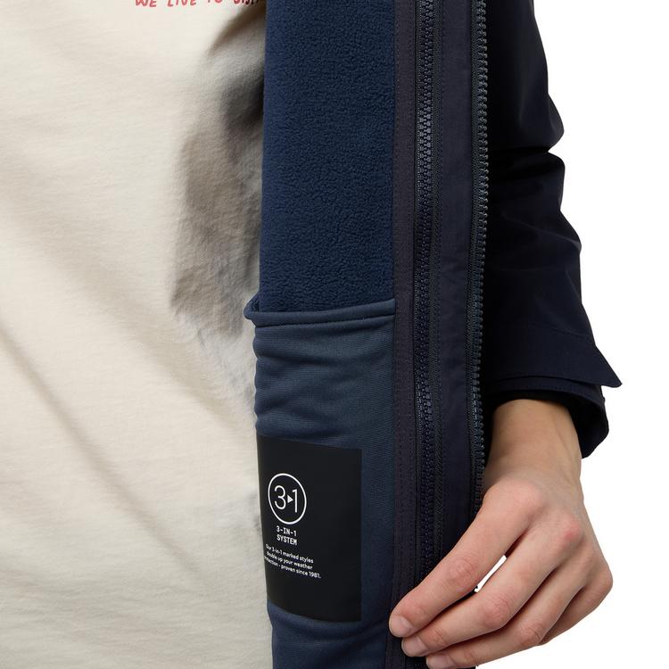 Jack Wolfskin Jack Wolfskin BAYLIGHT 3IN1 COAT W Funktionsmantel Damen - dark navy - 7 | SportScheck