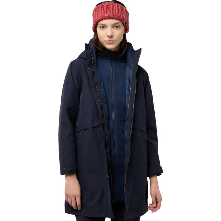 Jack Wolfskin Jack Wolfskin BAYLIGHT 3IN1 COAT W Funktionsmantel Damen - dark navy - 9 | SportScheck