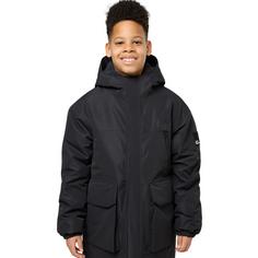 Rückansicht von Jack Wolfskin TEEN 2L INS PARKA Y Parka Kinder granite black