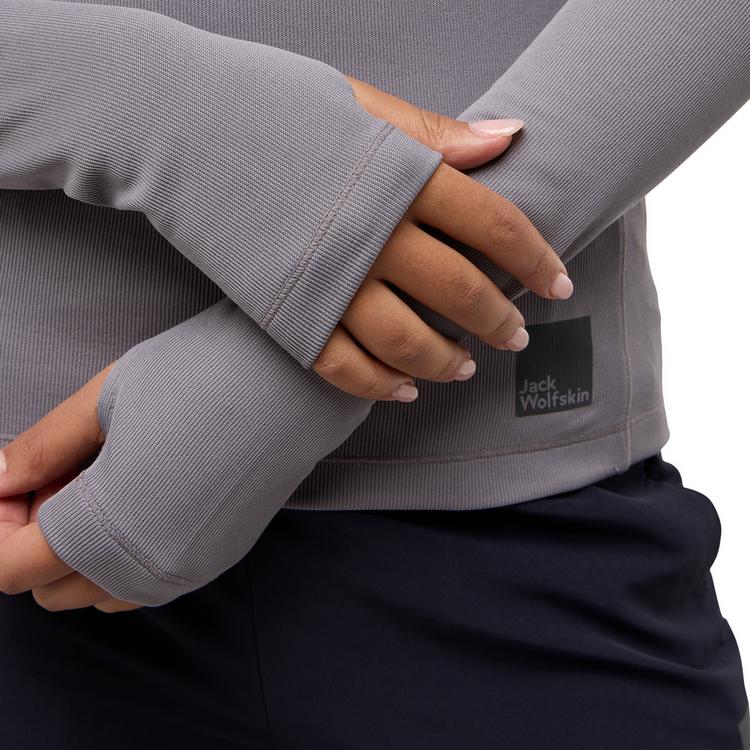 Jack Wolfskin Jack Wolfskin BIKE COMMUTE HZ W Sweatshirt Damen - dark taupe - 5 | SportScheck