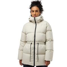 Rückansicht von Jack Wolfskin KIRSCHALLEE JKT W Daunenjacke Damen seal