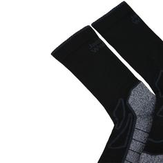 Rückansicht von Jack Wolfskin VOJO SOCK CL C Wandersocken black