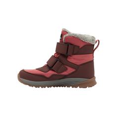 Rückansicht von Jack Wolfskin POLAR BEAR-G TEXAPORE MID VC K Winterschuhe Kinder dark mahogany