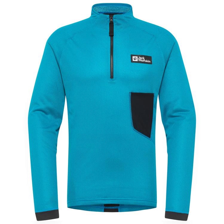 Jack Wolfskin Jack Wolfskin EXPDN OCTA HZ M Funktionsshirt Herren - everest blue - 0 | SportScheck