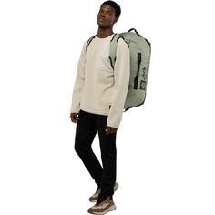 Rückansicht von Jack Wolfskin ALL-IN DUFFLE 65 Reisetasche mint leaf