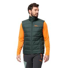 Rückansicht von Jack Wolfskin ATHER DOWN VEST M Outdoorweste Herren black olive