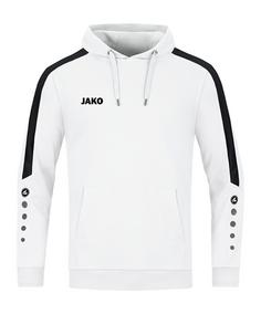 JAKO Power Hoody Kids Funktionssweatshirt Kinder weissschwarz