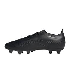 Rückansicht von adidas Predator League SG Fußballschuhe schwarzgrau