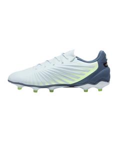 Rückansicht von PUMA KING Match FG/AG Lights Out Fußballschuhe blaugruen