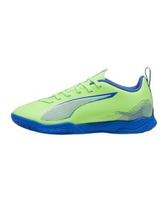 PUMA ULTRA 5 Play IN Lights Out Jr Kids Fußballschuhe Kinder gruenweiss