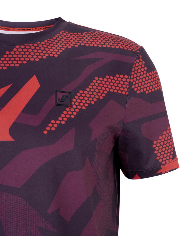 JOY sportswear JOY sportswear Gentleman's Style T-Shirt AOP T-Shirt Herren - plum print 1 - 2 | SportScheck