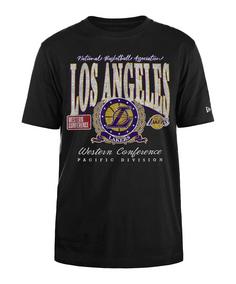 New Era Los Angeles Lakers T-Shirt T-Shirt Herren schwarzlila