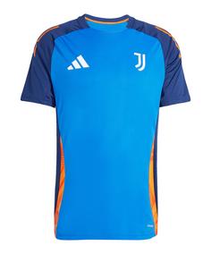 adidas Juventus Tiro 24 Trainingsshirt Fußballtrikot Herren blau