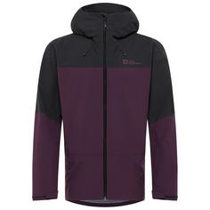 Jack Wolfskin ALPSPITZE TOUR 3L JKT M Fahrradjacke Herren midnight plum