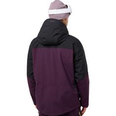 Rückansicht von Jack Wolfskin ALPSPITZE TOUR 3L JKT M Fahrradjacke Herren midnight plum