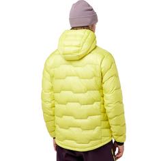 Rückansicht von Jack Wolfskin ALPSPITZE DOWN HOODY M Daunenjacke Herren firefly