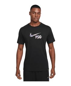 Nike Paris St. Germain Swoosh T-Shirt T-Shirt Herren schwarz