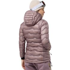 Rückansicht von Jack Wolfskin ALPSPITZE DOWN HOODY W Daunenjacke Damen wild blossom