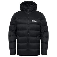 Jack Wolfskin NEBELHORN DOWN HOODY M Daunenjacke Herren black