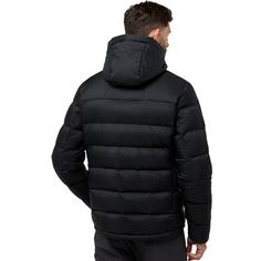 Rückansicht von Jack Wolfskin NEBELHORN DOWN HOODY M Daunenjacke Herren black