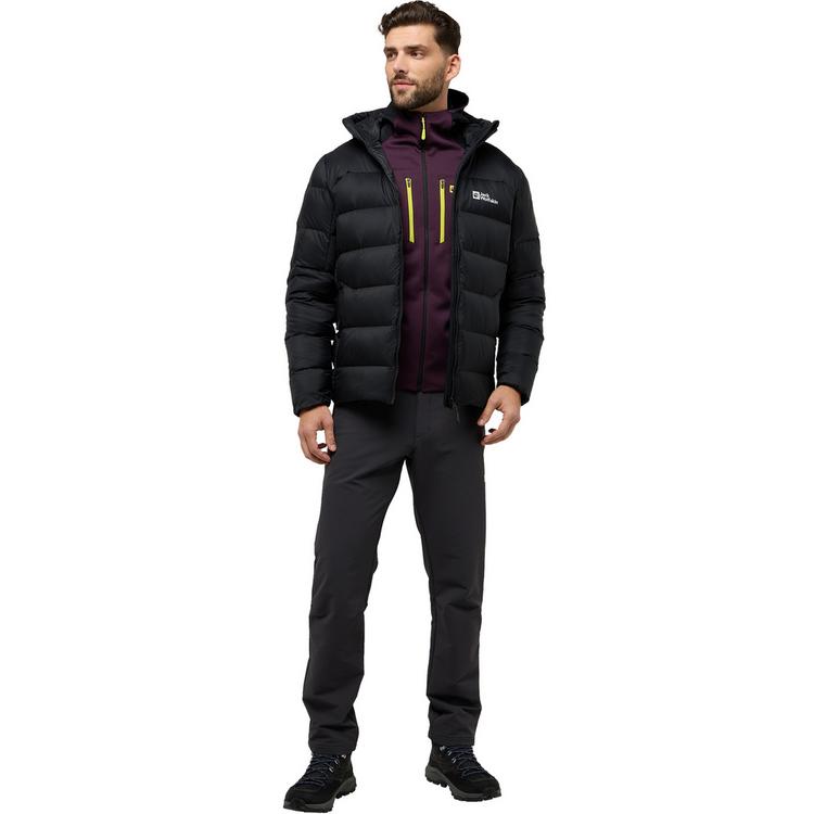 Jack Wolfskin Jack Wolfskin NEBELHORN DOWN HOODY M Daunenjacke Herren - black - 8 | SportScheck