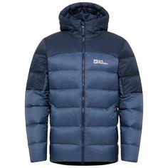 Jack Wolfskin NEBELHORN DOWN HOODY M Daunenjacke Herren nature blue