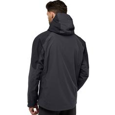 Rückansicht von Jack Wolfskin EAGLE PEAK 2L JKT M Fahrradjacke Herren phantom