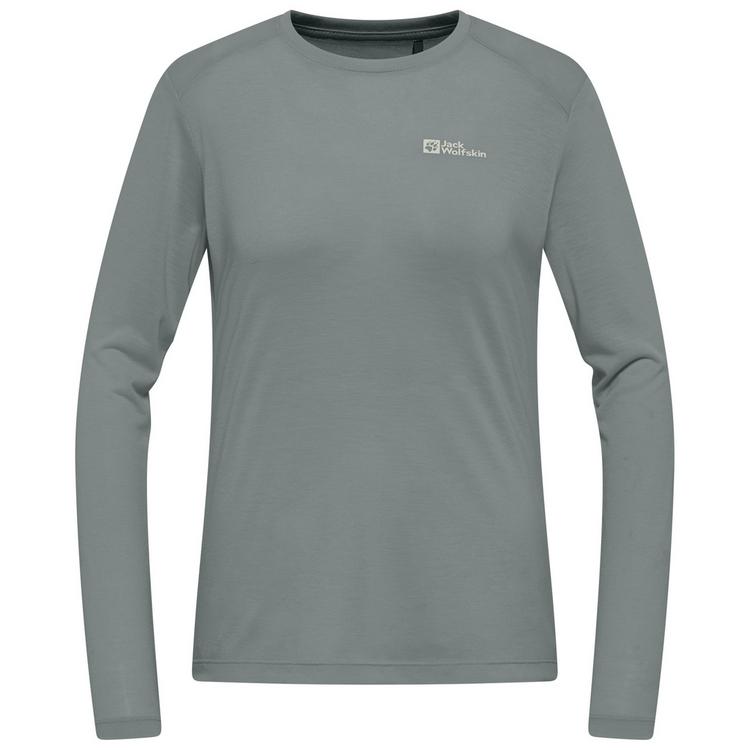Jack Wolfskin Jack Wolfskin VONNAN LS T W Funktionsshirt Damen - slate green - 0 | SportScheck