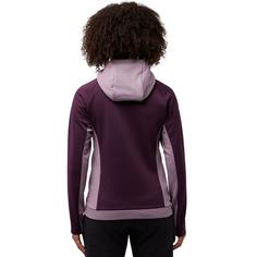 Rückansicht von Jack Wolfskin ALPGRAT XT JKT W Fleecejacke Damen midnight plum