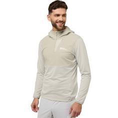 Rückansicht von Jack Wolfskin PRELIGHT TRAIL HOODY M Fleecepullover Herren seal