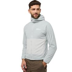 Rückansicht von Jack Wolfskin PRELIGHT INS JKT M Skijacke Herren cool grey