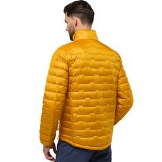 Rückansicht von Jack Wolfskin PASSAMANI DOWN JKT M Daunenjacke Herren safflower