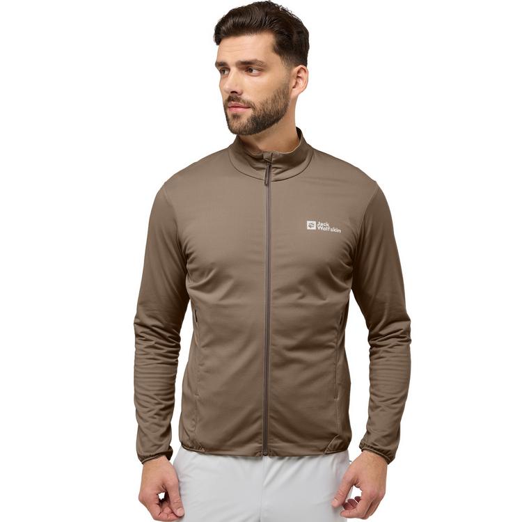 Jack Wolfskin Jack Wolfskin PRELIGHT TRAIL FZ M Fleecejacke Herren - cold coffee - 0 | SportScheck