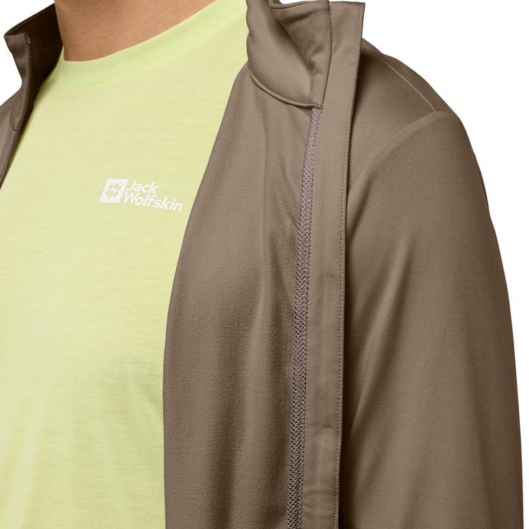 Jack Wolfskin Jack Wolfskin PRELIGHT TRAIL FZ M Fleecejacke Herren - cold coffee - 3 | SportScheck